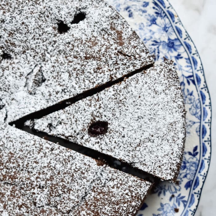 Gluten-free Chocolate Raspberry Cake - Bake with Amy